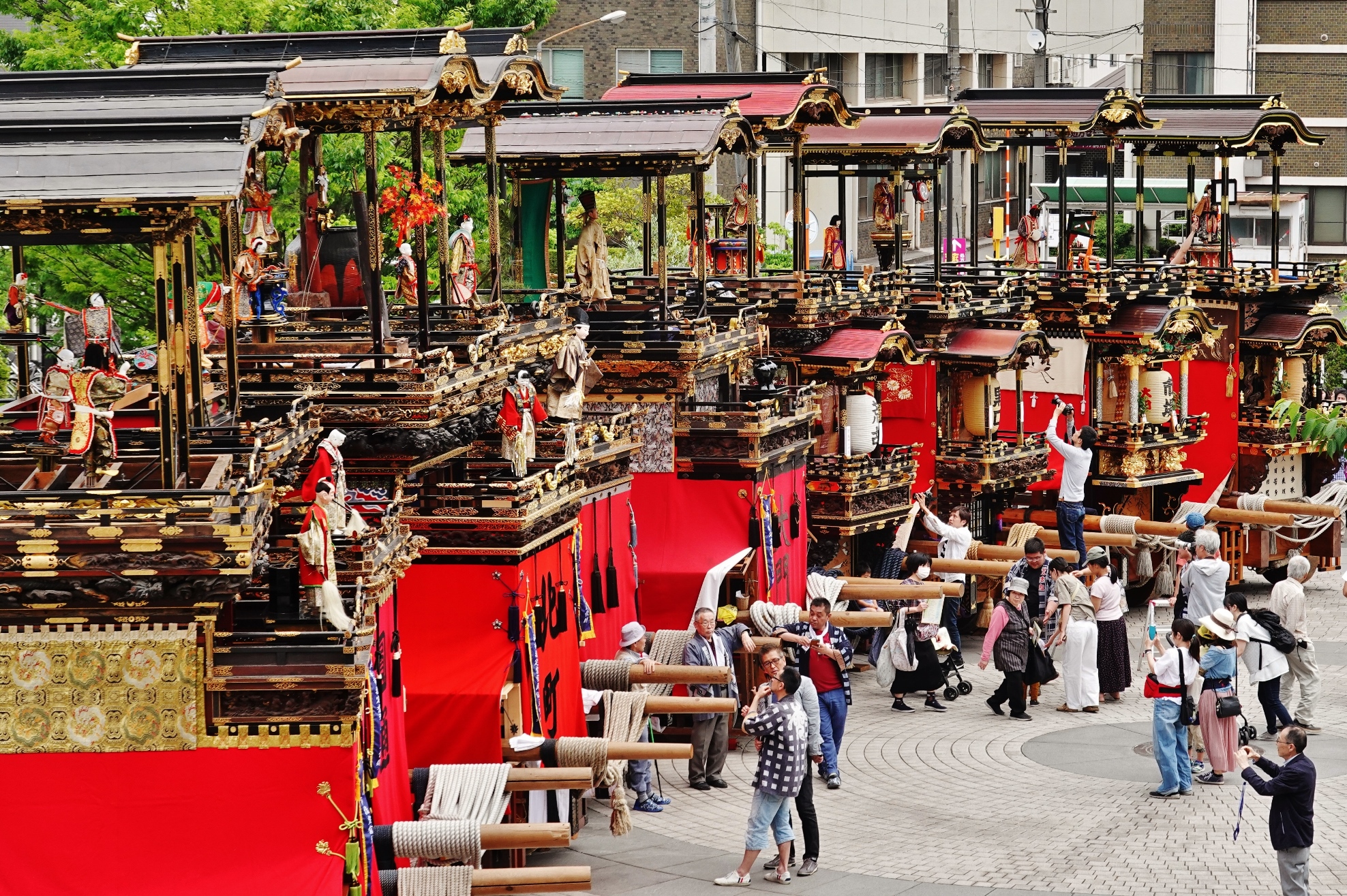 とうかい50年祭「山車9輌」