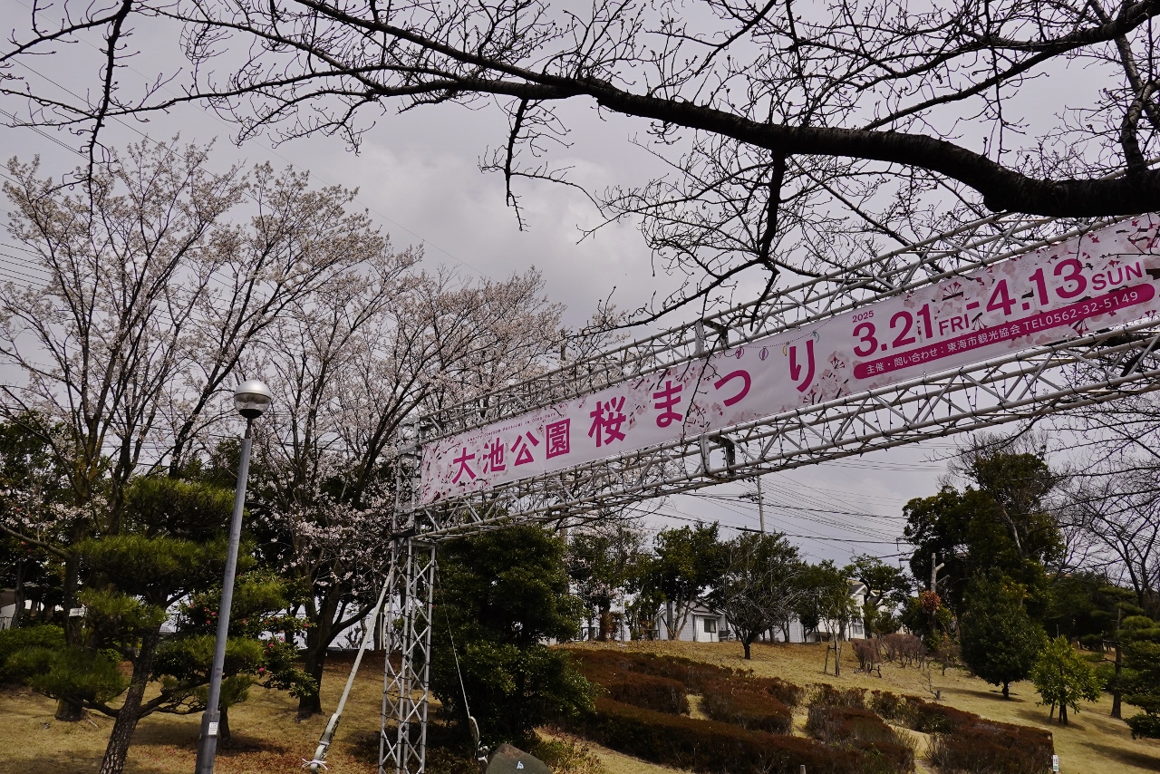 大池公園 薄墨桜