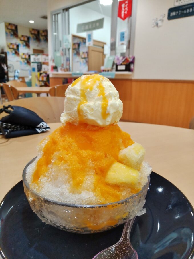観光物産プラザ　かき氷