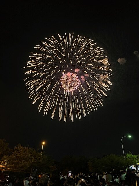 東海まつり花火大会 図書館前